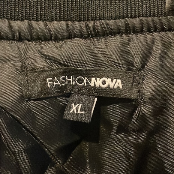 Fashionova Laced Up Bomber Jacket Size XL - Picture 4 of 7
